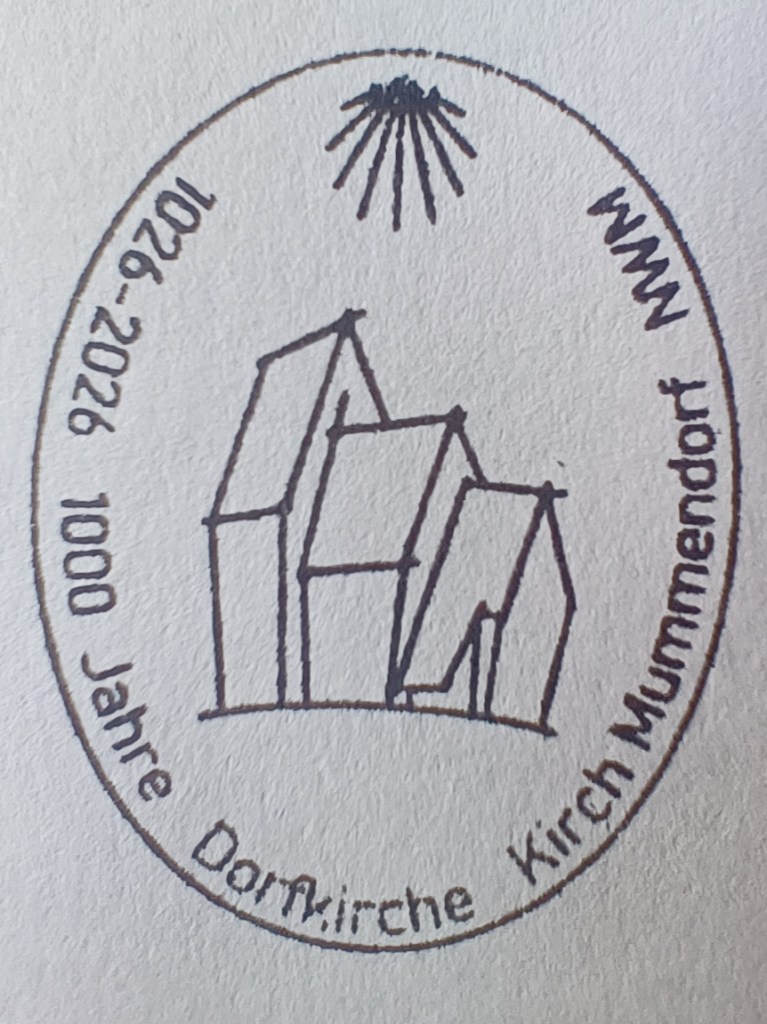 Pilgerstempel der Kirche Kirch Mummendorf